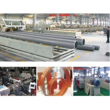 110-200mm PVC pipe production extrusion line